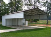 Azle Texas Utility Carports and Combo Carports